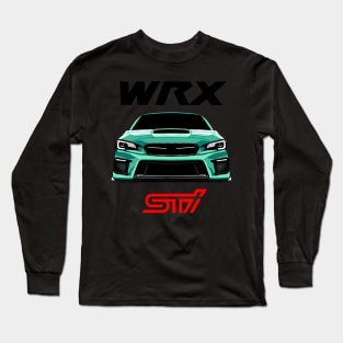 WRX sti illustration vector art Long Sleeve T-Shirt